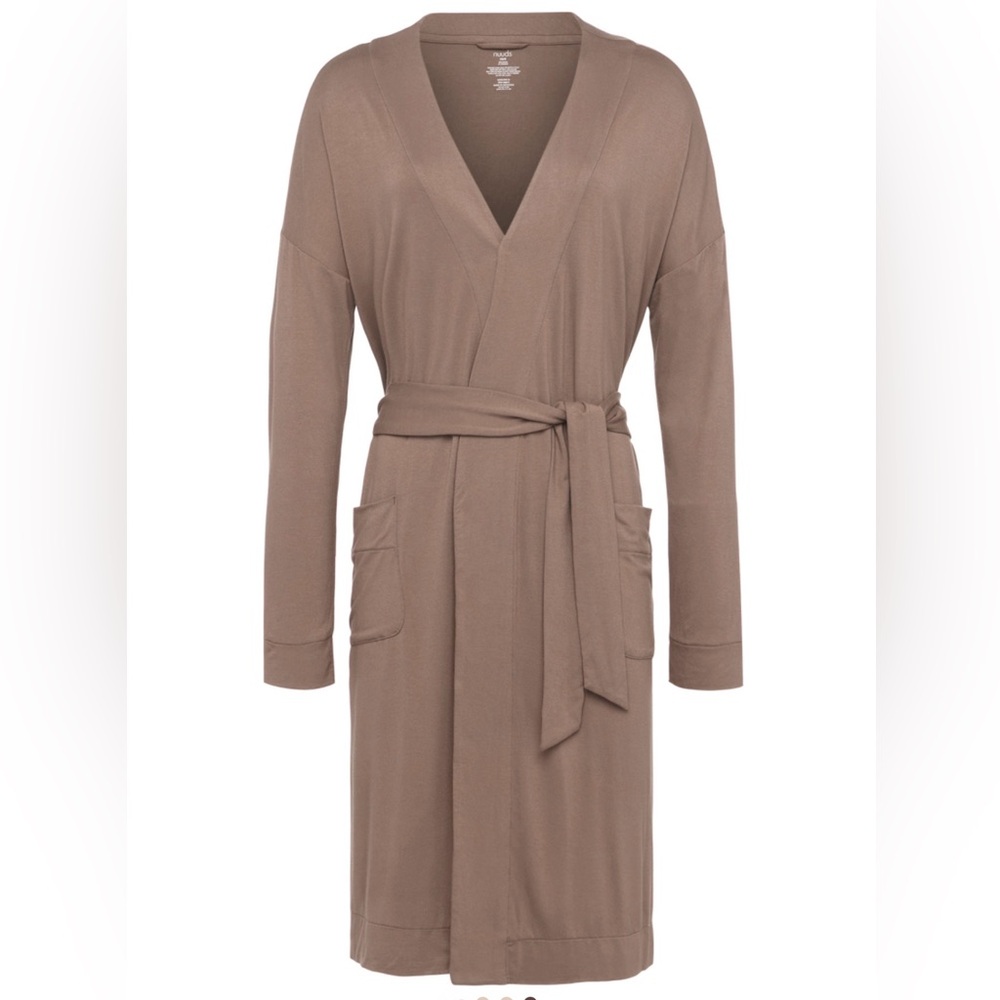 NWOT Nuuds Women's Robe - Mocha, XL/XXL